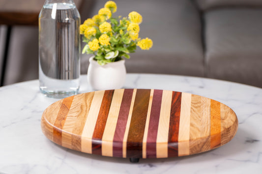 Deska do pizzy premium z egzotycznych i polskich gatunków drewna – ręcznie wykonany unikat